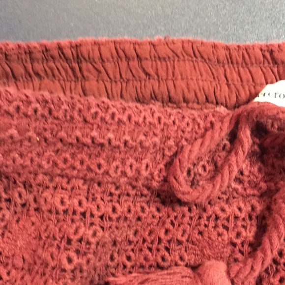 Red Crochet Shorts - Picture 5 of 5